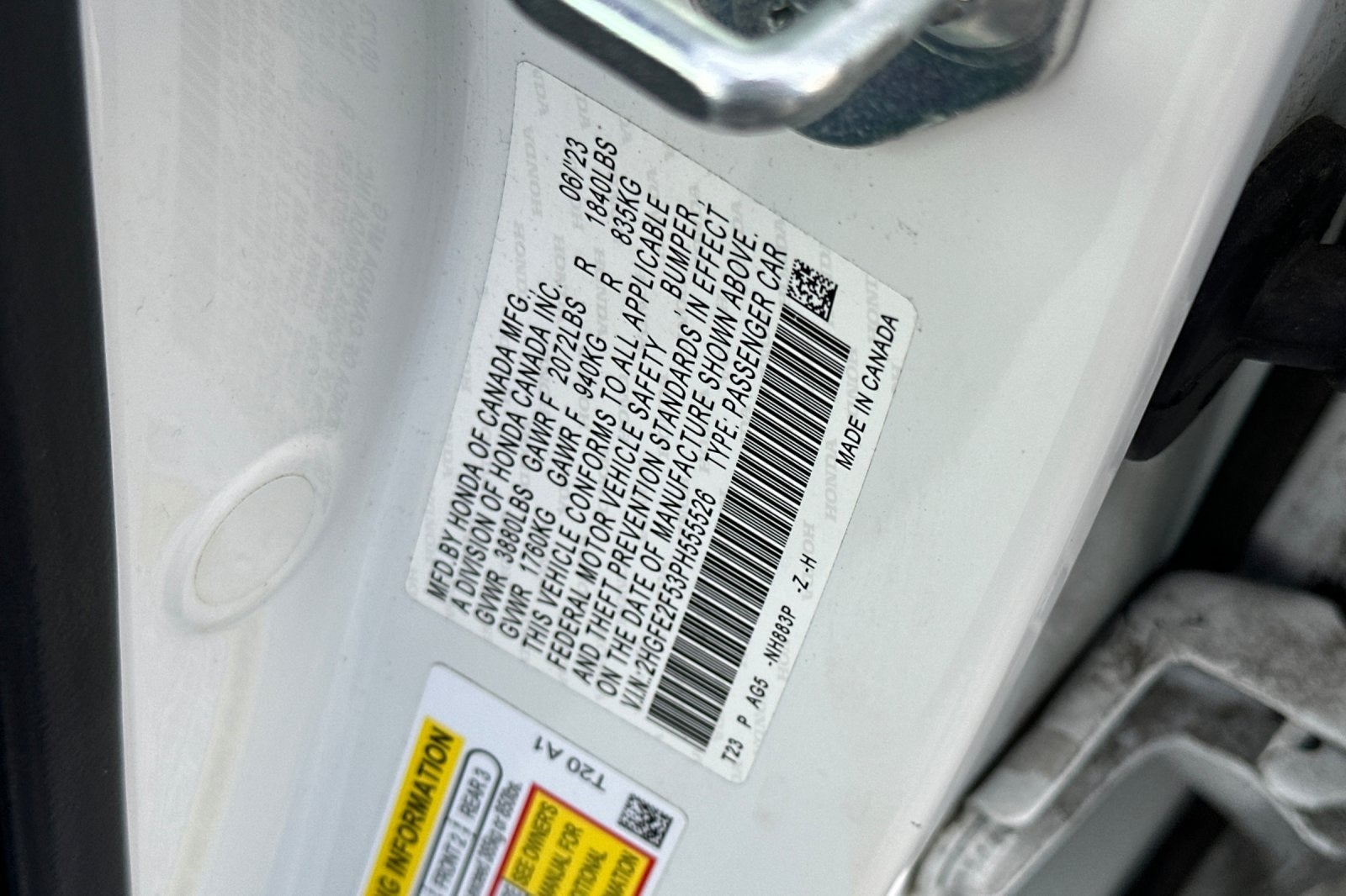 2023 Honda Civic Sport