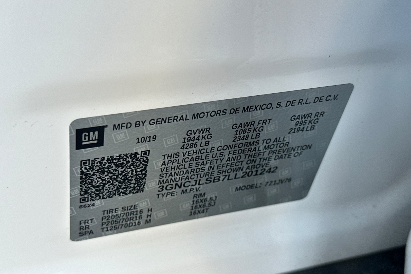 2020 Chevrolet Trax LT