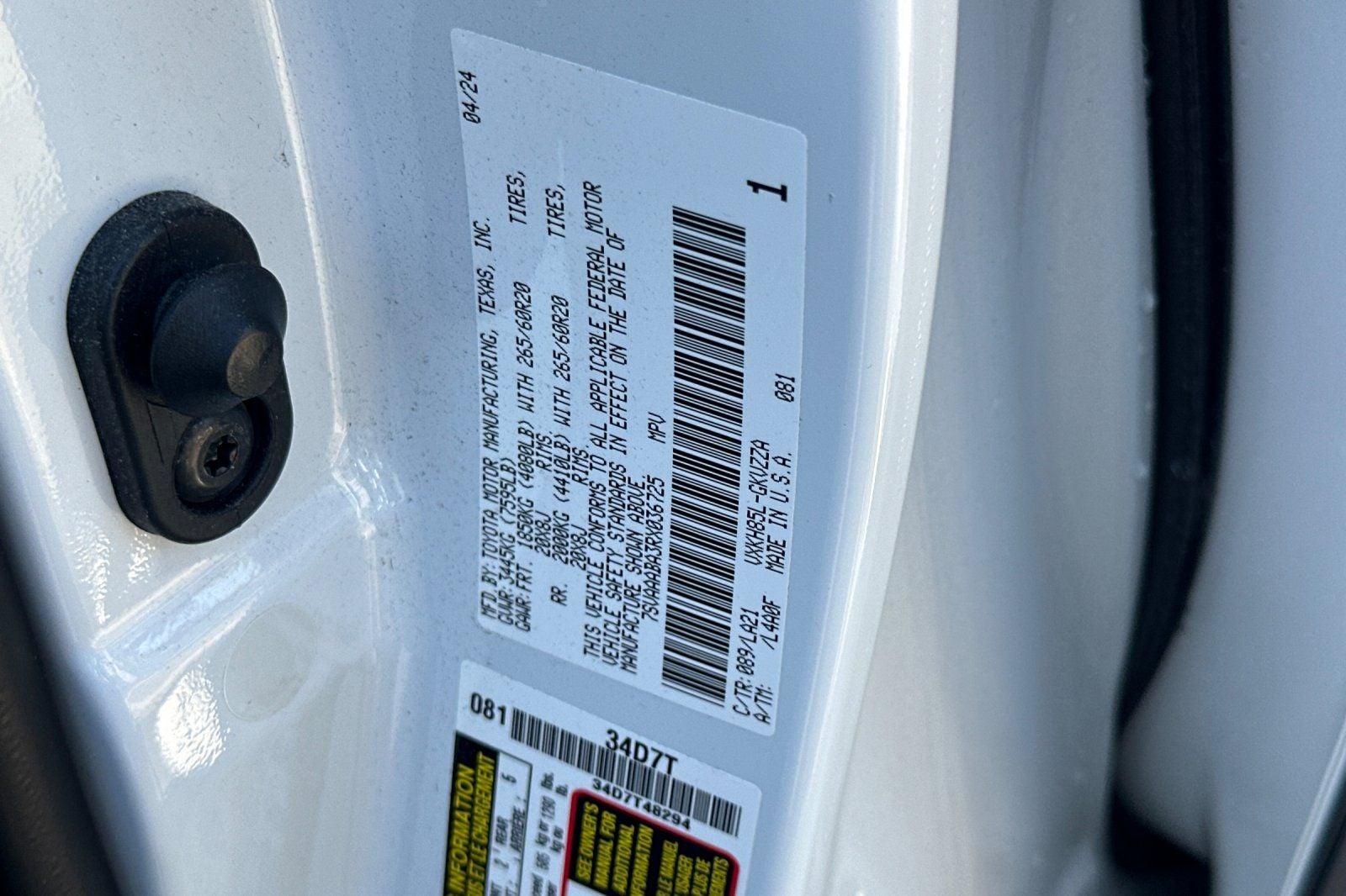 2024 Toyota Sequoia Platinum