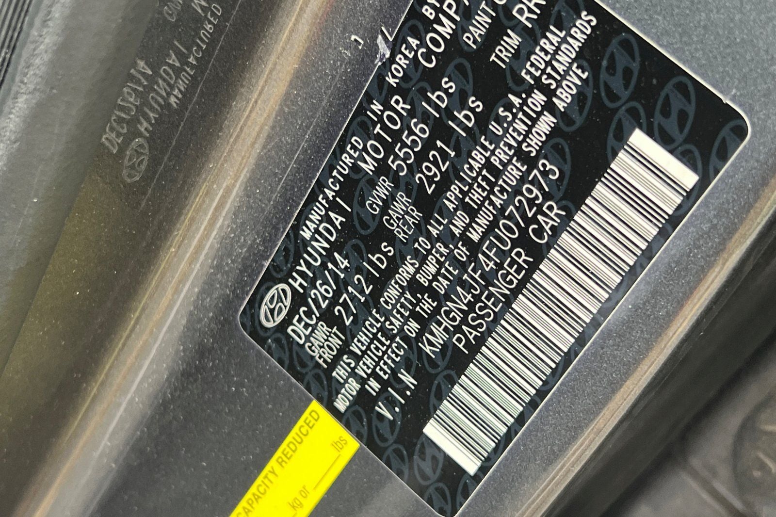 2015 Hyundai Genesis 5.0