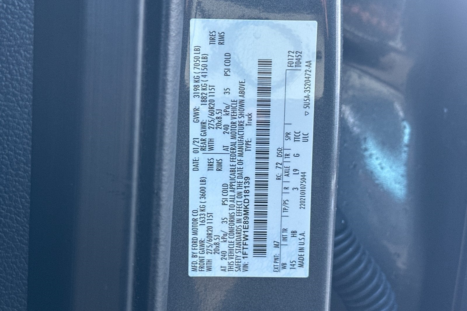 2021 Ford F-150 Lariat