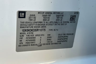 2016 Chevrolet Tahoe LTZ