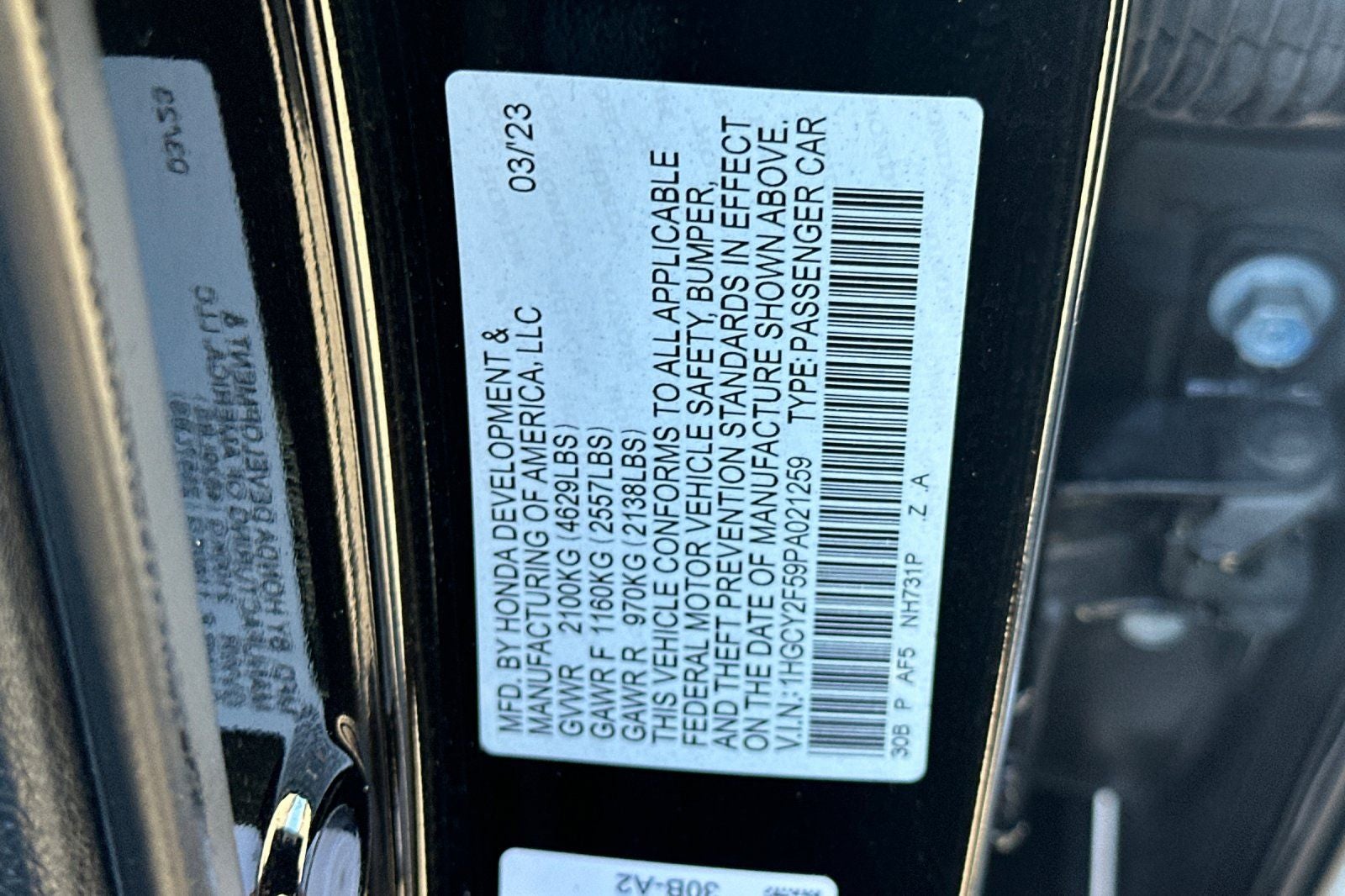 2023 Honda Accord Hybrid Sport
