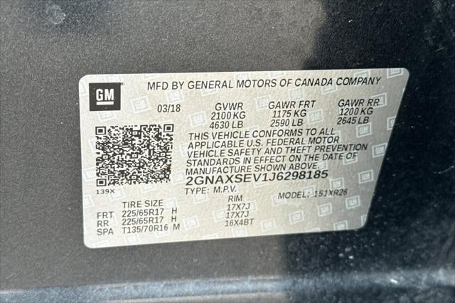 2018 Chevrolet Equinox LT