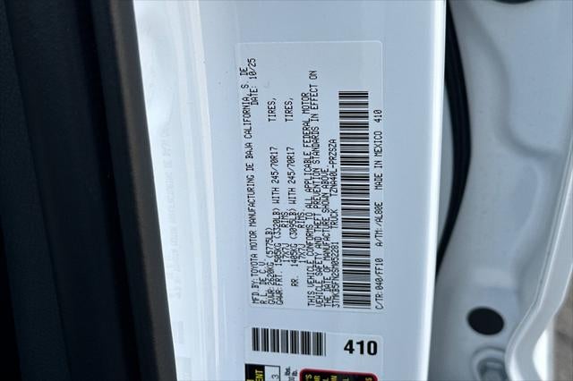 2025 Toyota Tacoma SR5