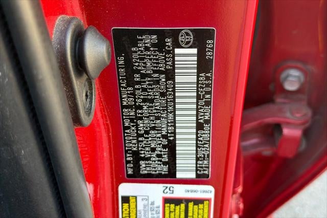 2019 Toyota Camry SE