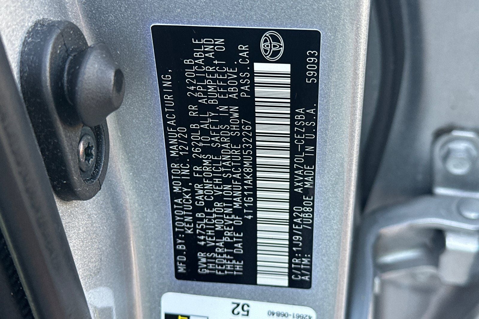 2021 Toyota Camry SE