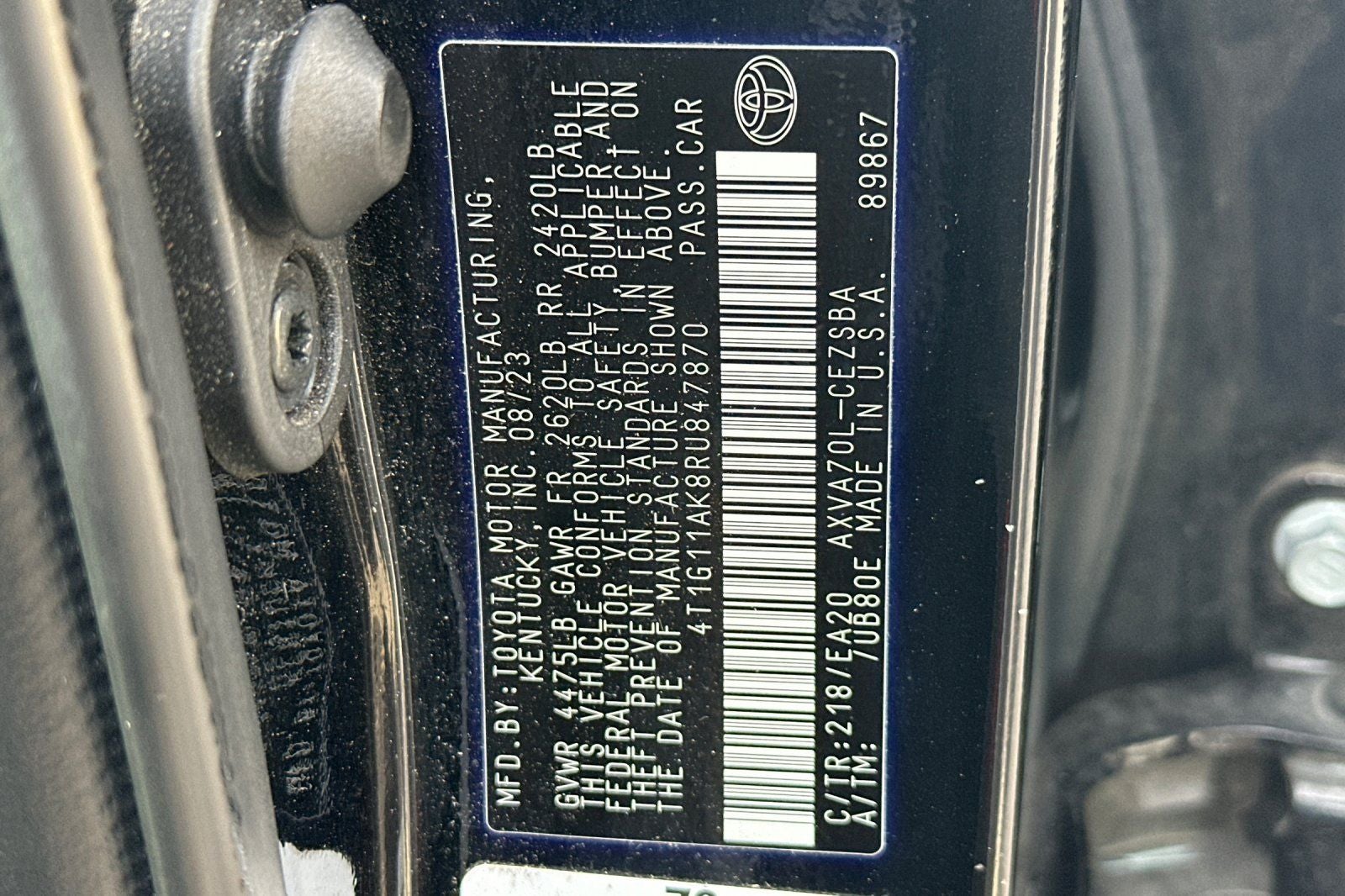 2024 Toyota Camry SE