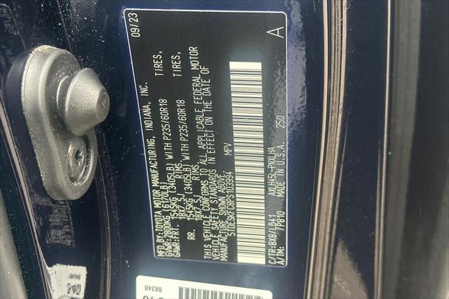 2023 Toyota Sienna Platinum 7 Passenger