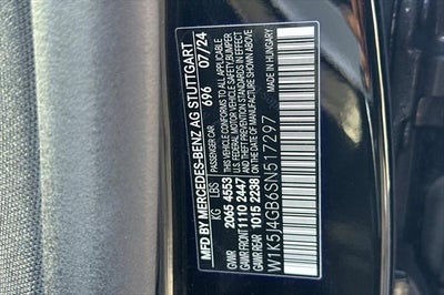 2025 Mercedes-Benz CLA CLA 250