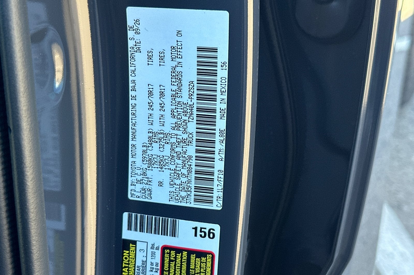 2026 Toyota Tacoma SR5