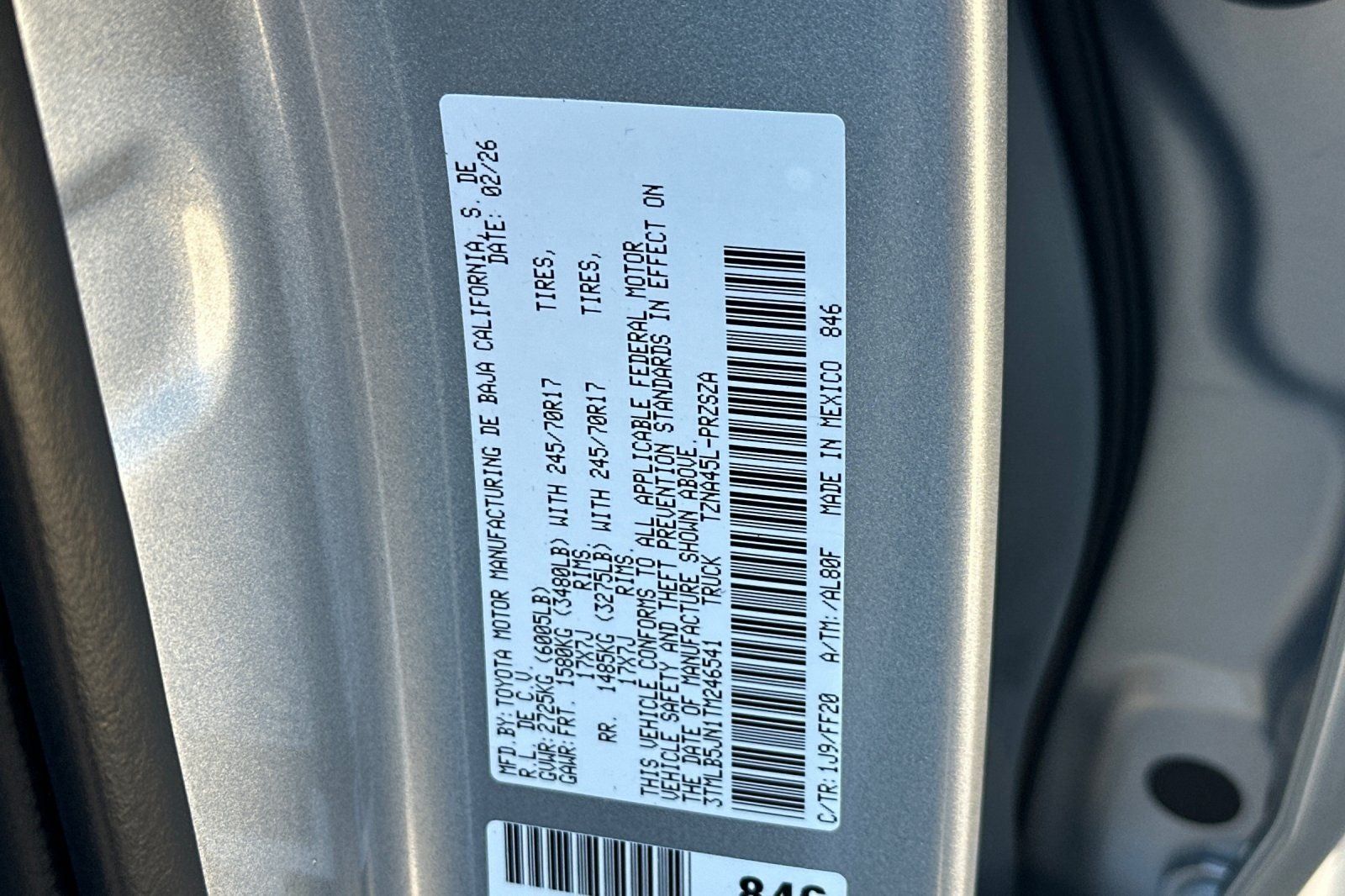 2026 Toyota Tacoma SR5