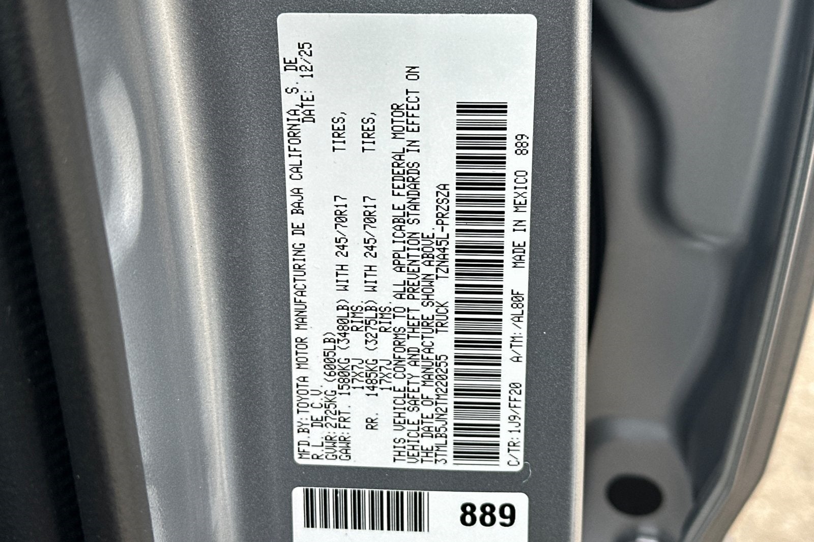 2026 Toyota Tacoma SR5