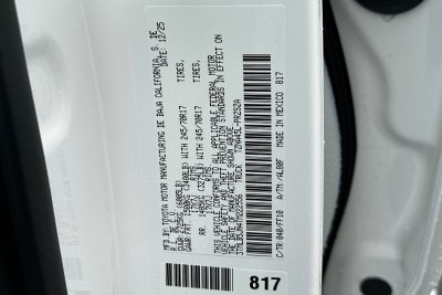 2026 Toyota Tacoma SR5