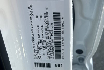 2026 Toyota Tacoma SR5