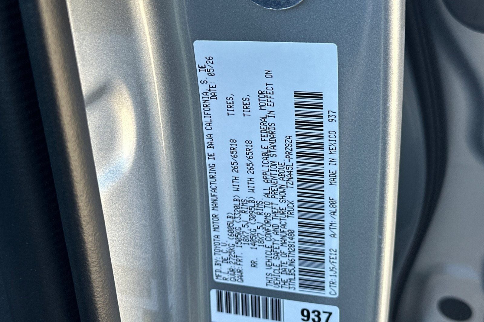 2026 Toyota Tacoma TRD Sport