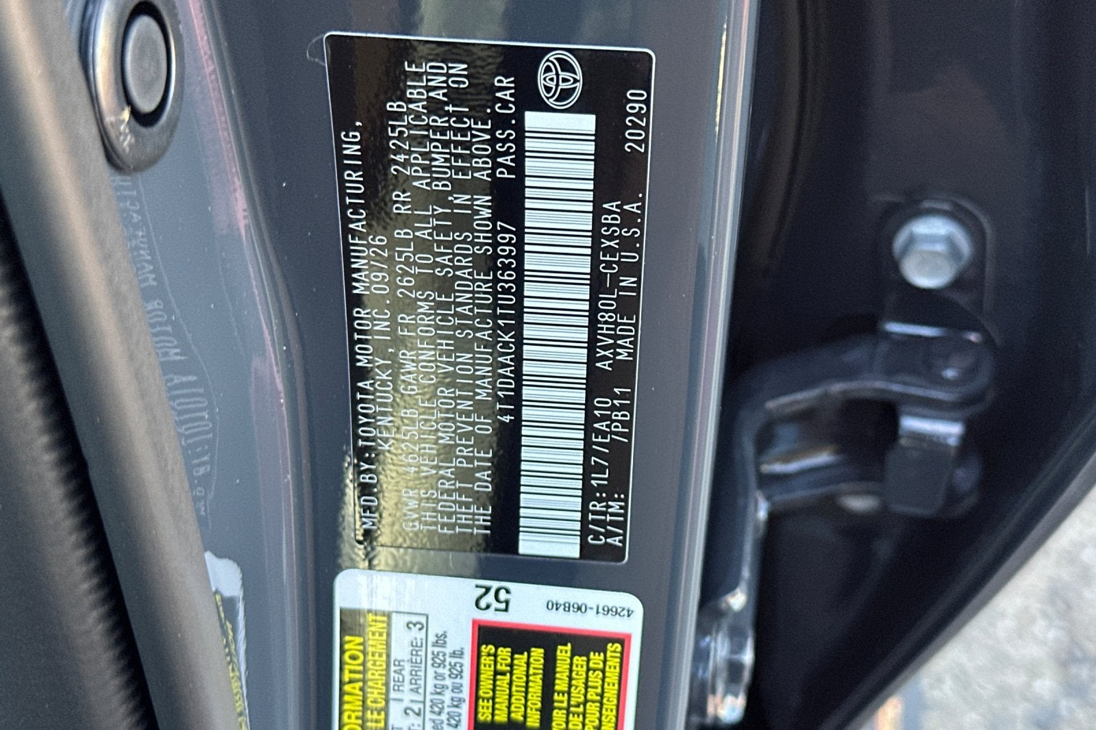 2026 Toyota Camry SE