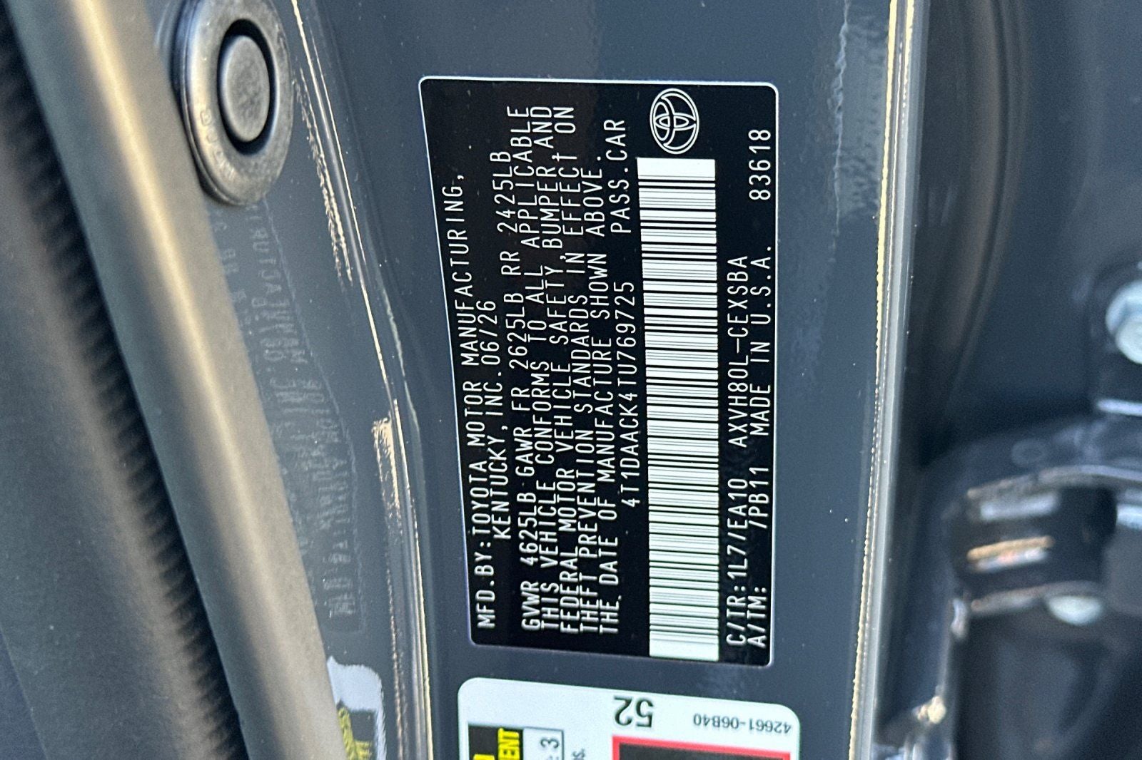 2026 Toyota Camry SE