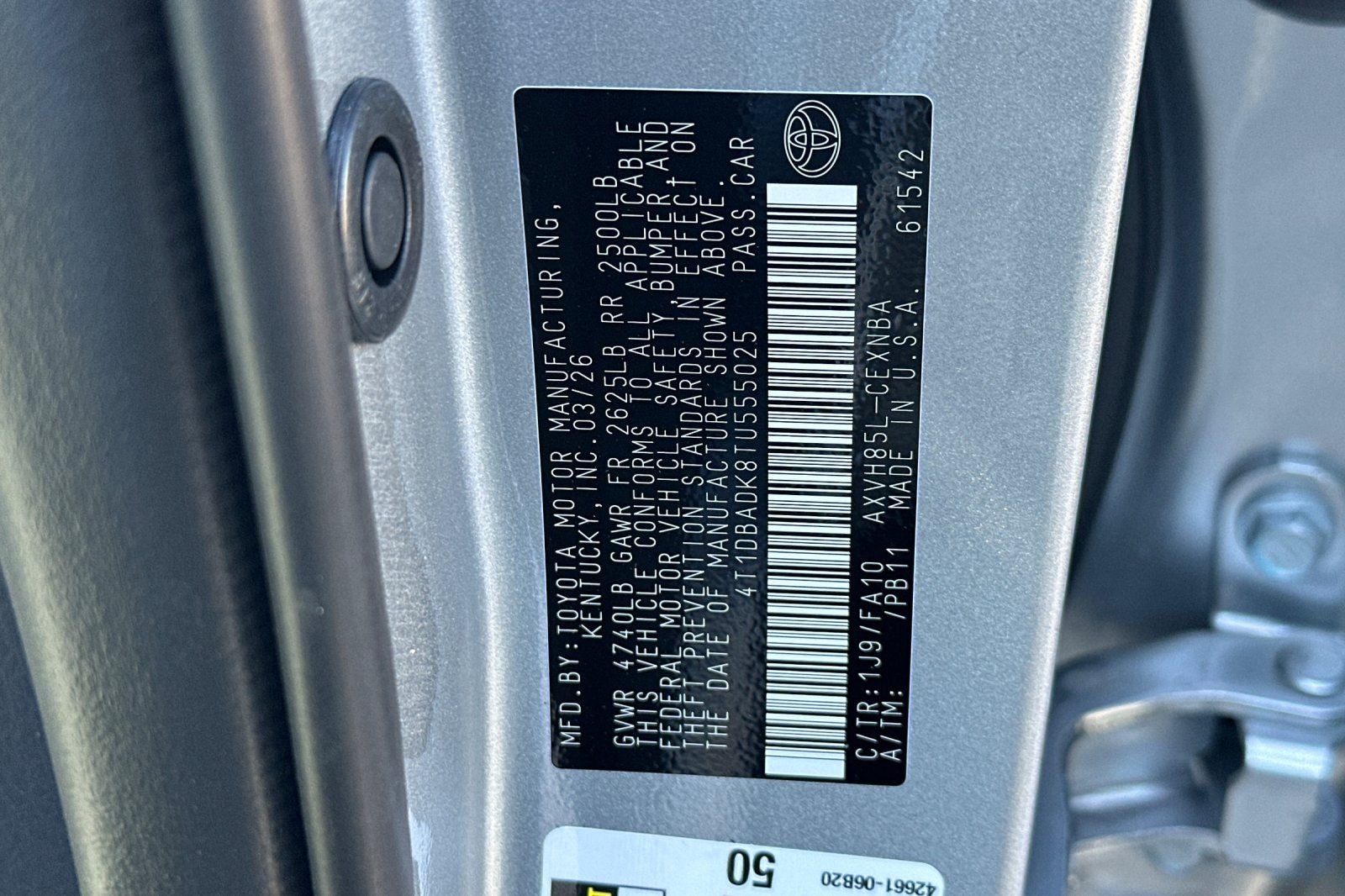 2026 Toyota Camry LE AWD