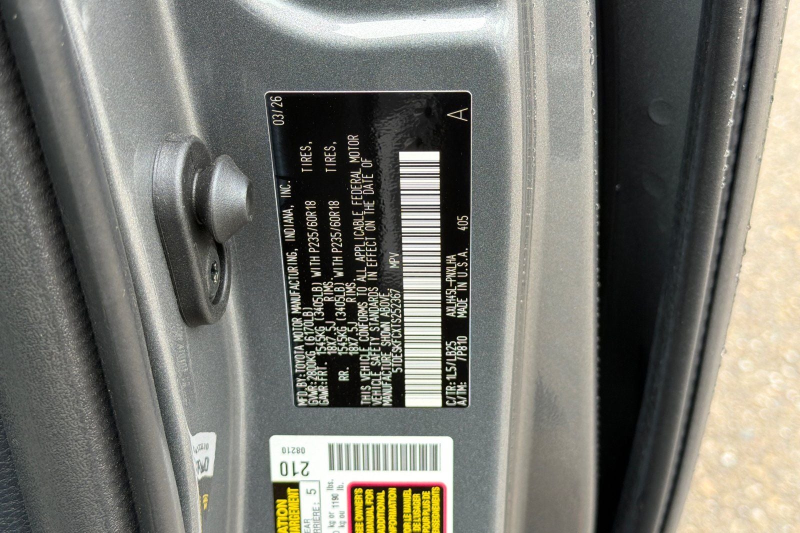 2026 Toyota Sienna Platinum