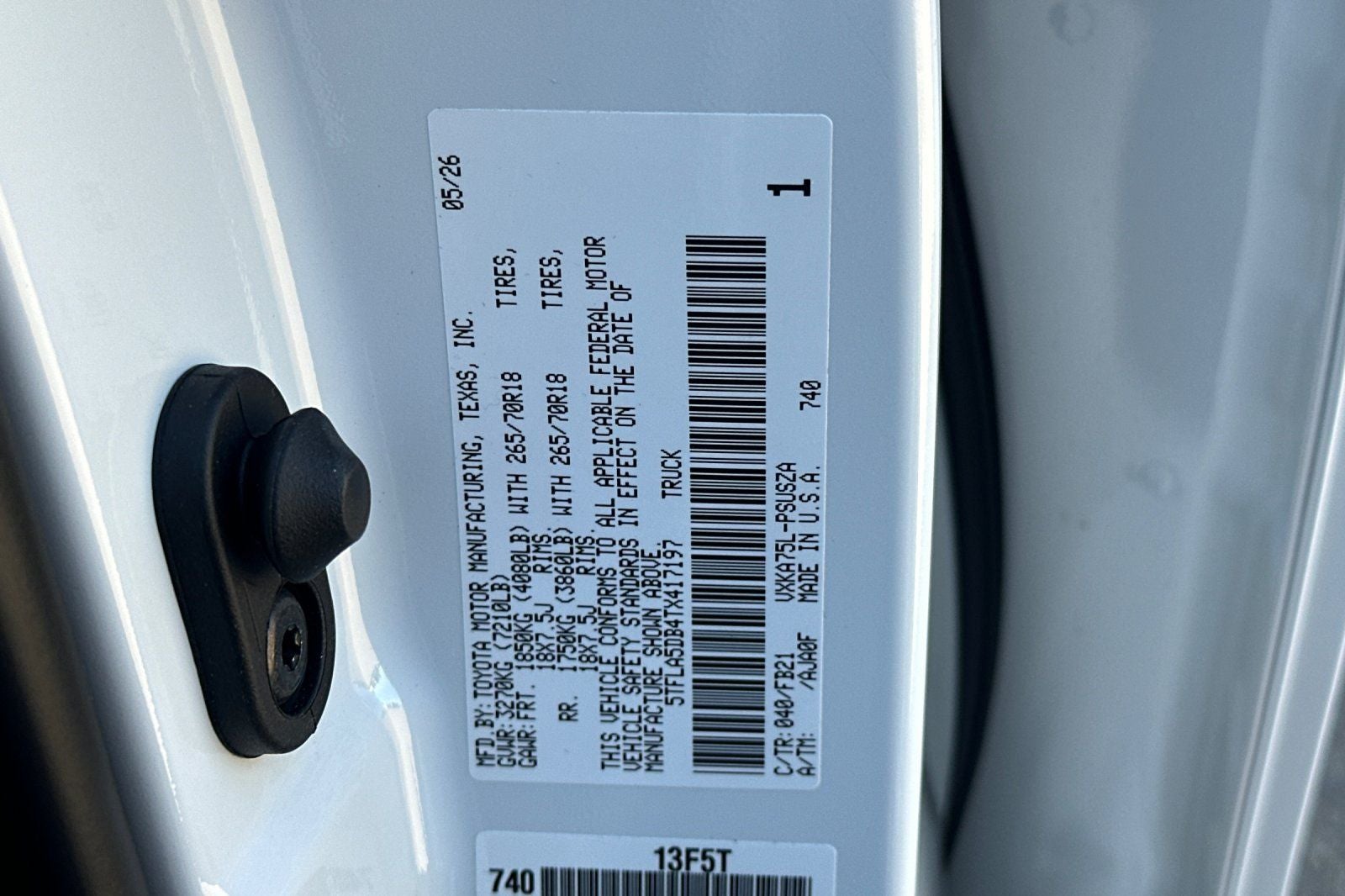 2026 Toyota Tundra SR5
