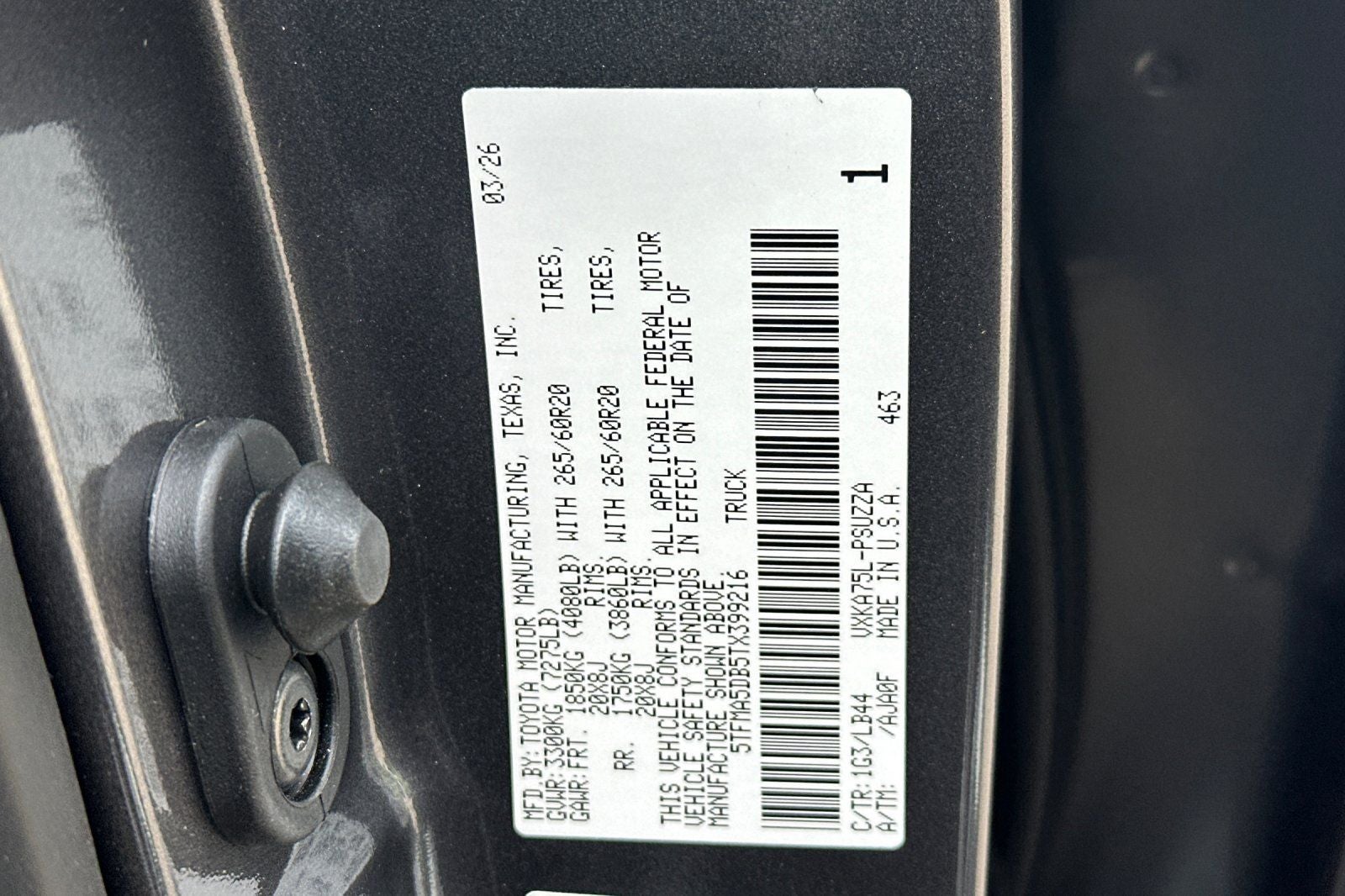 2026 Toyota Tundra 1794 Edition