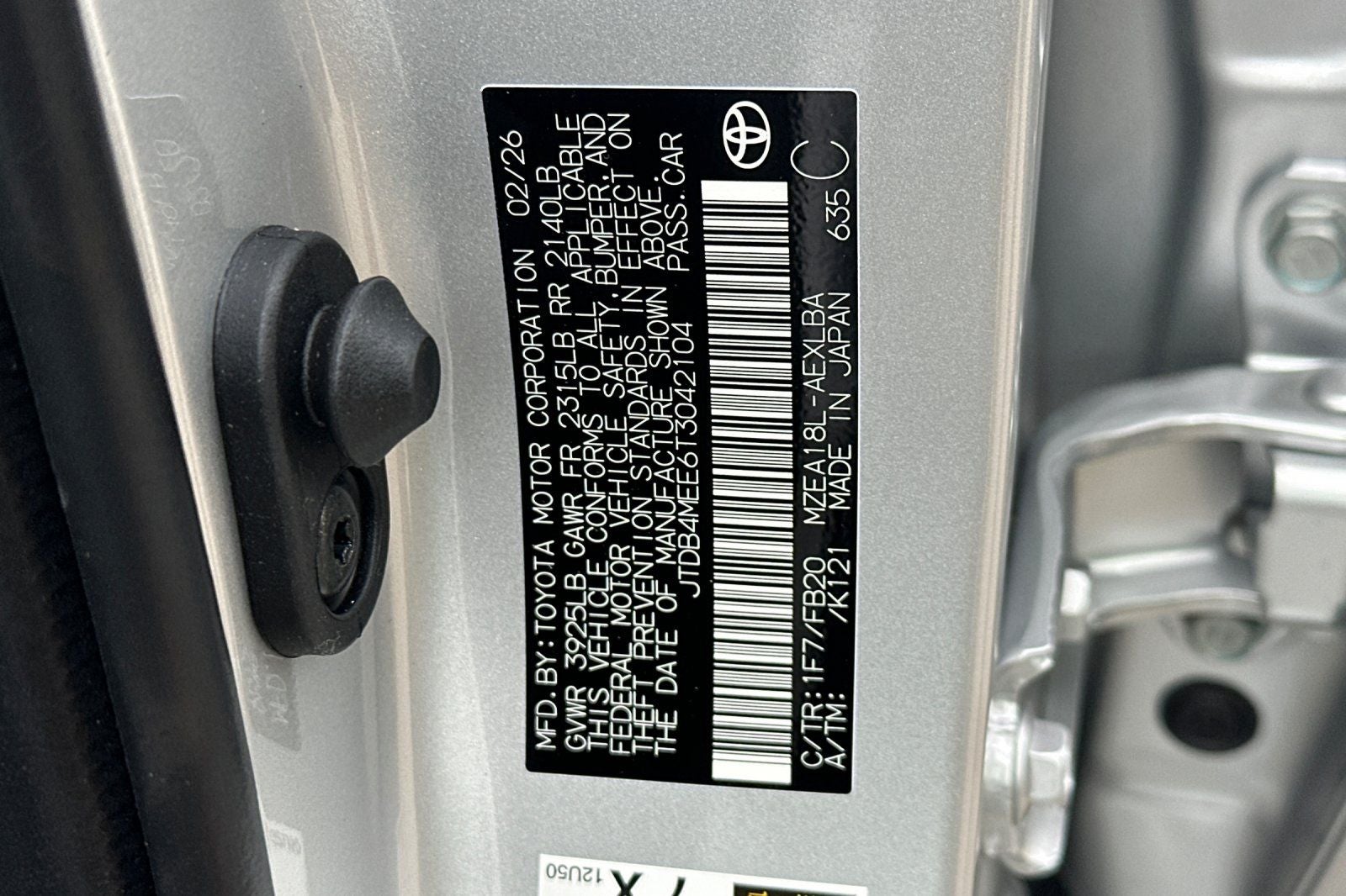 2026 Toyota Corolla LE