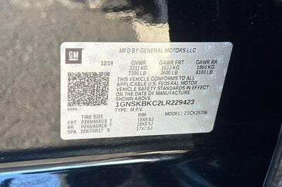 2020 Chevrolet Tahoe LT