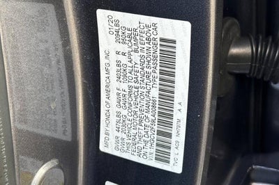 2020 Honda Accord Sedan EX-L