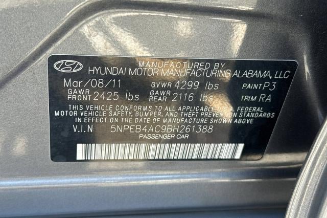 2011 Hyundai Sonata GLS PZEV