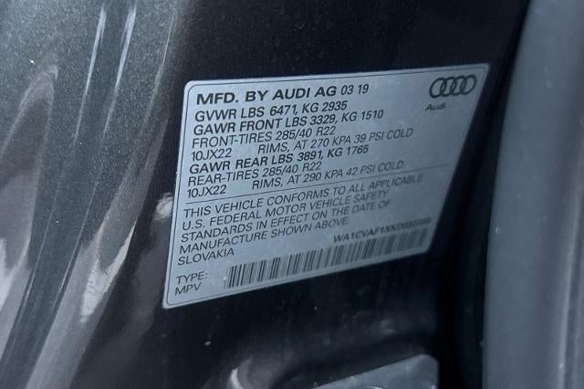 2019 Audi Q8 Prestige