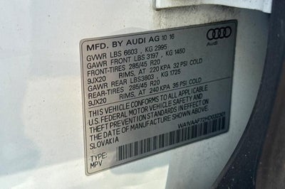 2017 Audi Q7 Prestige