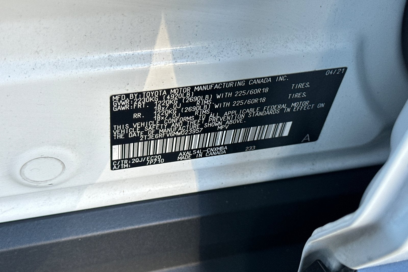 2021 Toyota RAV4 Hybrid XSE