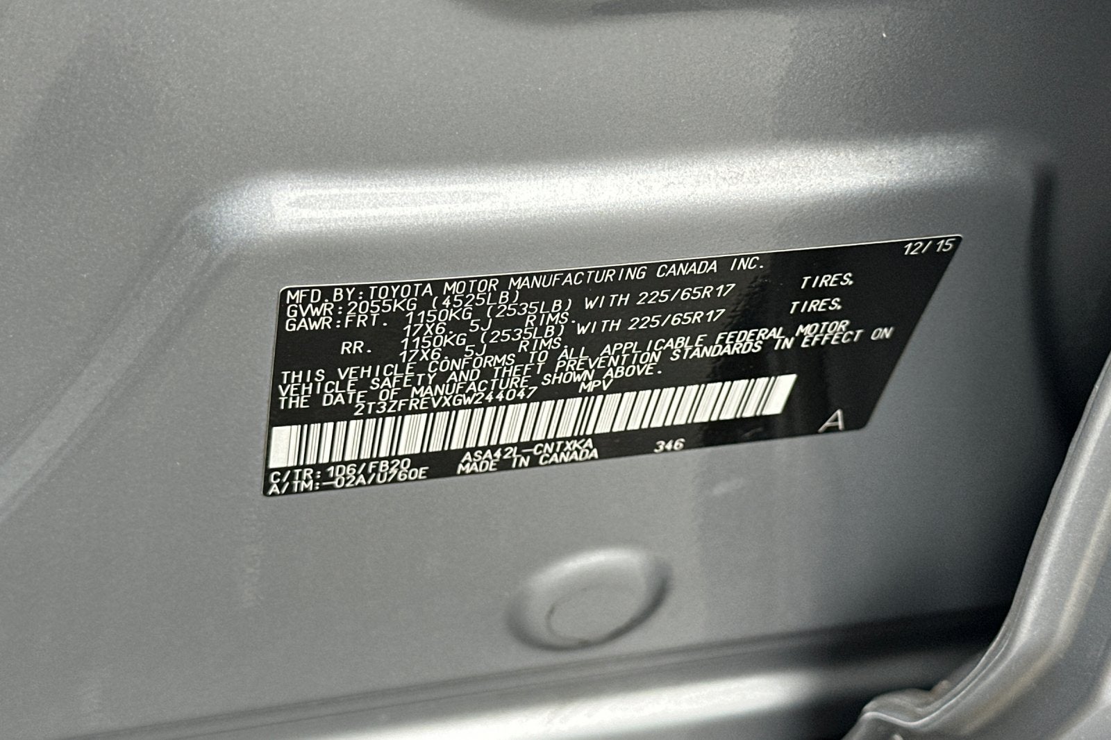 2016 Toyota RAV4 LE