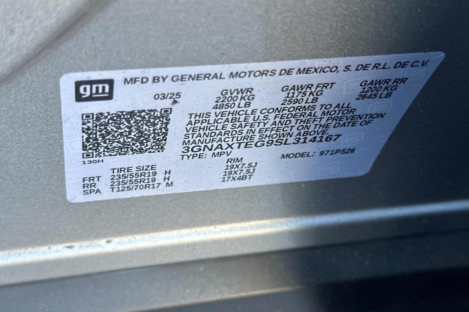 2025 Chevrolet Equinox RS