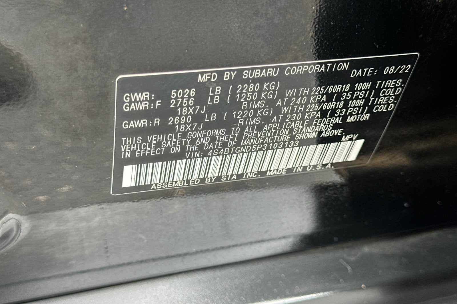 2023 Subaru Outback Limited XT