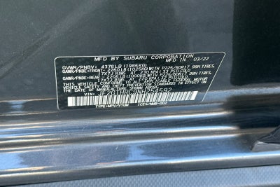 2022 Subaru Crosstrek Sport