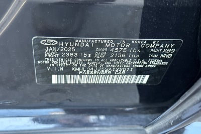 2025 Hyundai Sonata Hybrid SEL