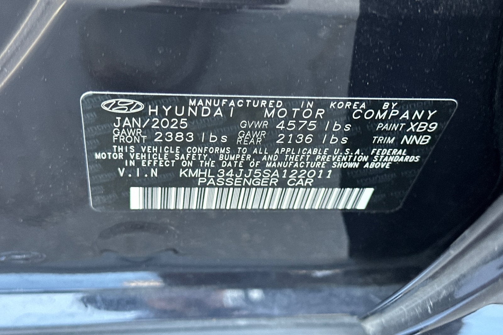 2025 Hyundai Sonata Hybrid SEL