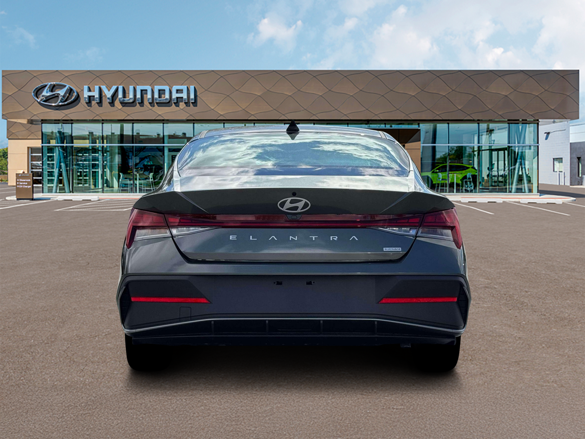 2026 Hyundai Elantra Hybrid Blue