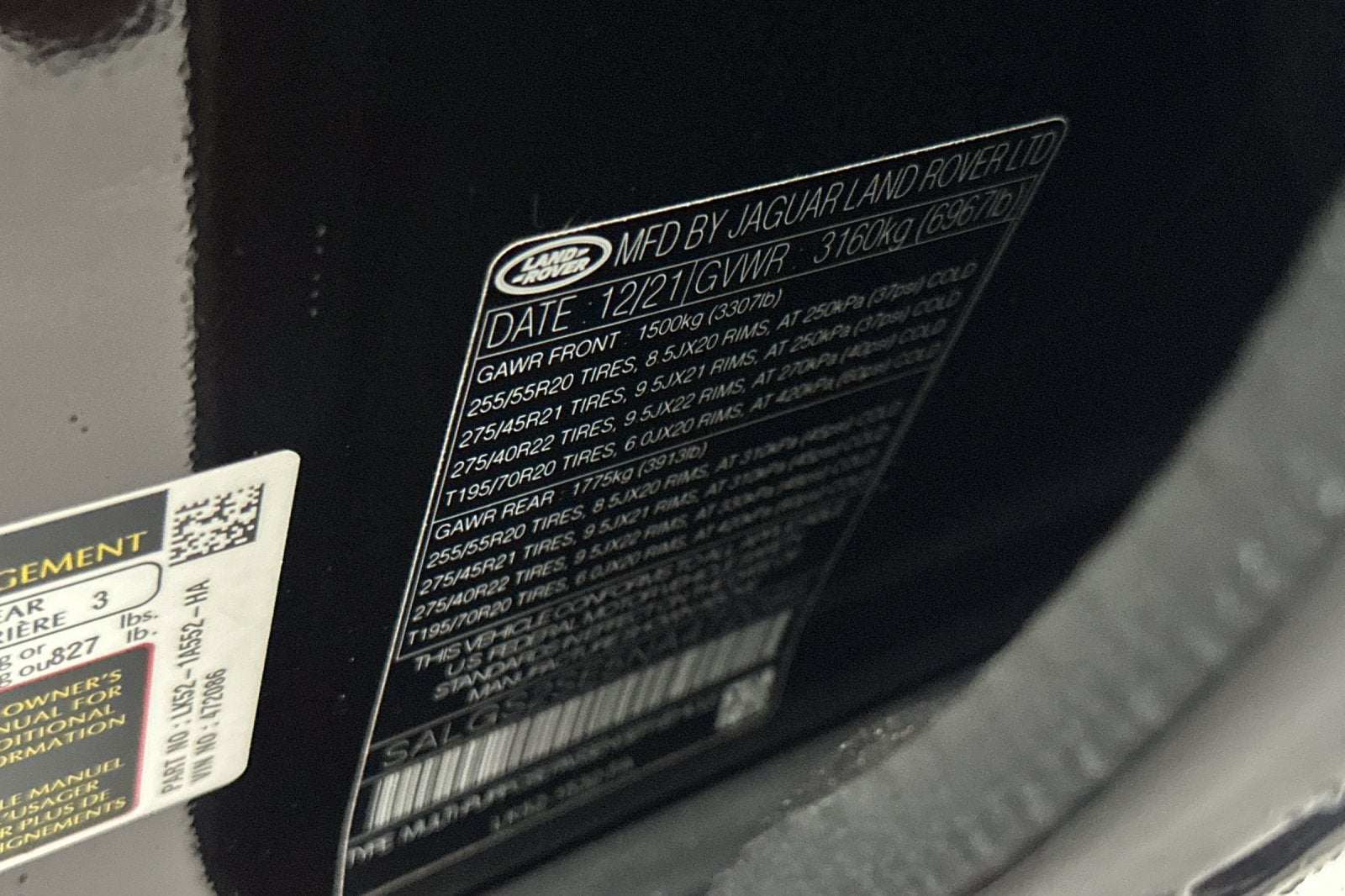 2022 Land Rover Range Rover Westminster