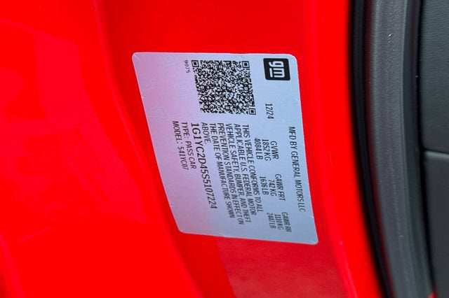 2025 Chevrolet Corvette Stingray Stingray Coupe 3LT