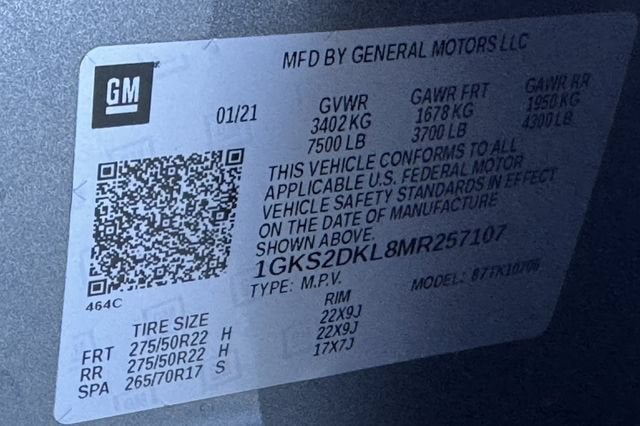 2021 GMC Yukon 4WD 4dr Denali