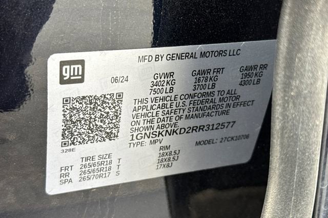 2024 Chevrolet Tahoe 4WD LT