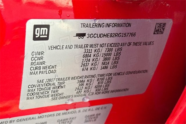 2024 Chevrolet Silverado 1500 Crew Cab Short Box 4-Wheel Drive ZR2