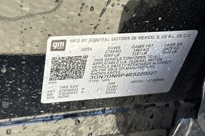 2024 Chevrolet Equinox EV 4dr RS w/0RP *Ltd Avail*