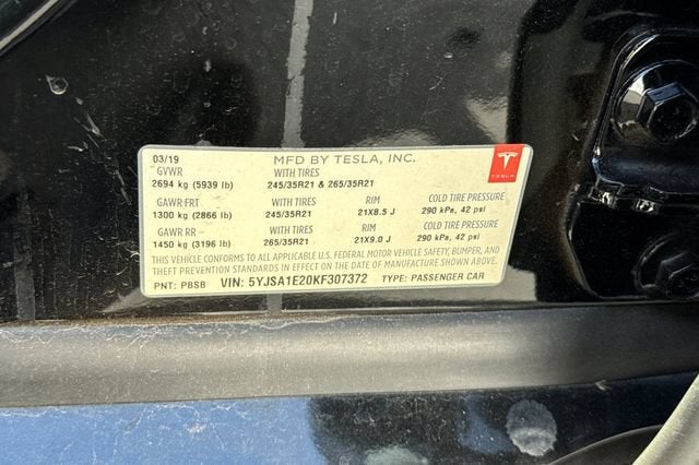 2019 Tesla Model S 75D AWD *Ltd Avail*