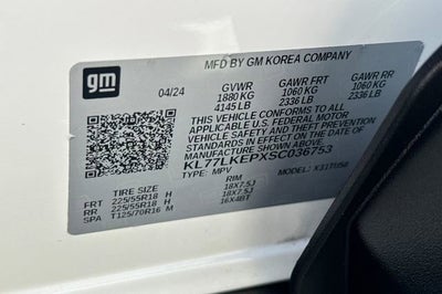 2025 Chevrolet Trax FWD 4dr ACTIV