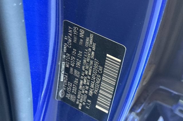 2023 Hyundai Elantra Hybrid Blue DCT