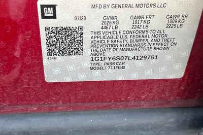 2020 Chevrolet Bolt EV LT